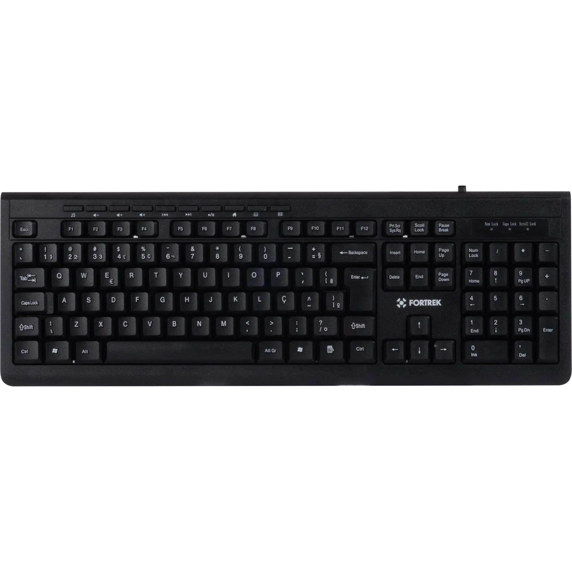 Teclado Multimídia Preto - Vai Veloz Comércio