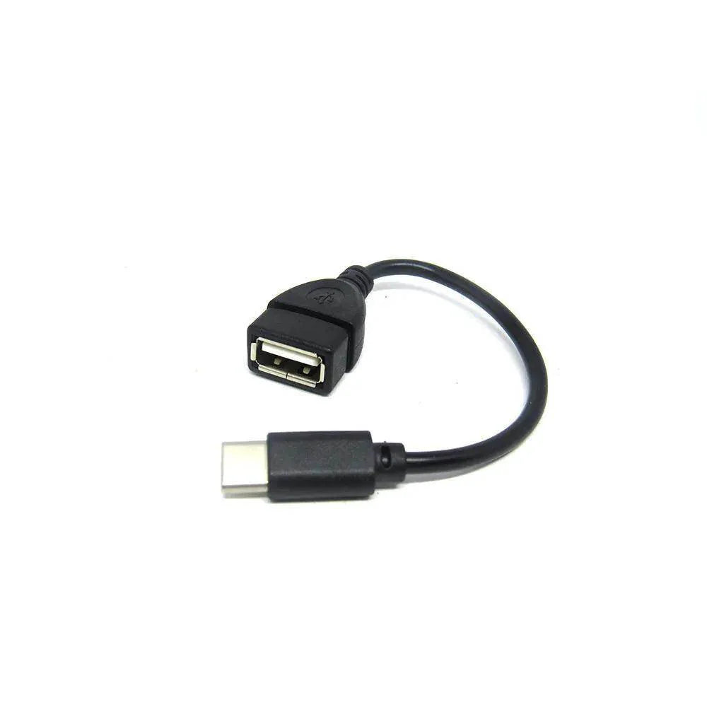 Cabo Adaptador Tipo-C para USB Fêmea OTG - Vai Veloz Comércio