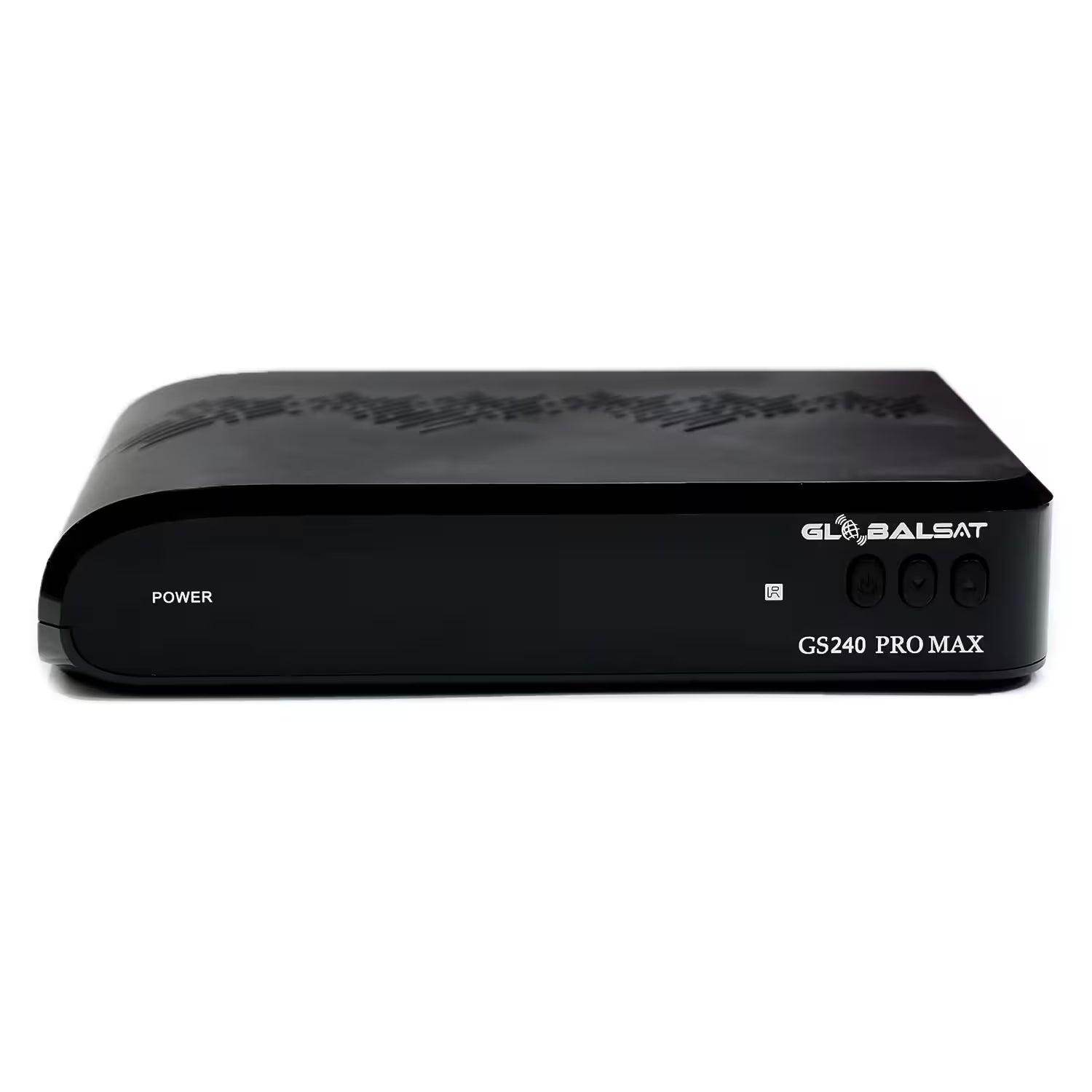 Receptor Globalsat GS-240 Pro Max Full HD Wi-Fi ACM - Vai Veloz Comércio