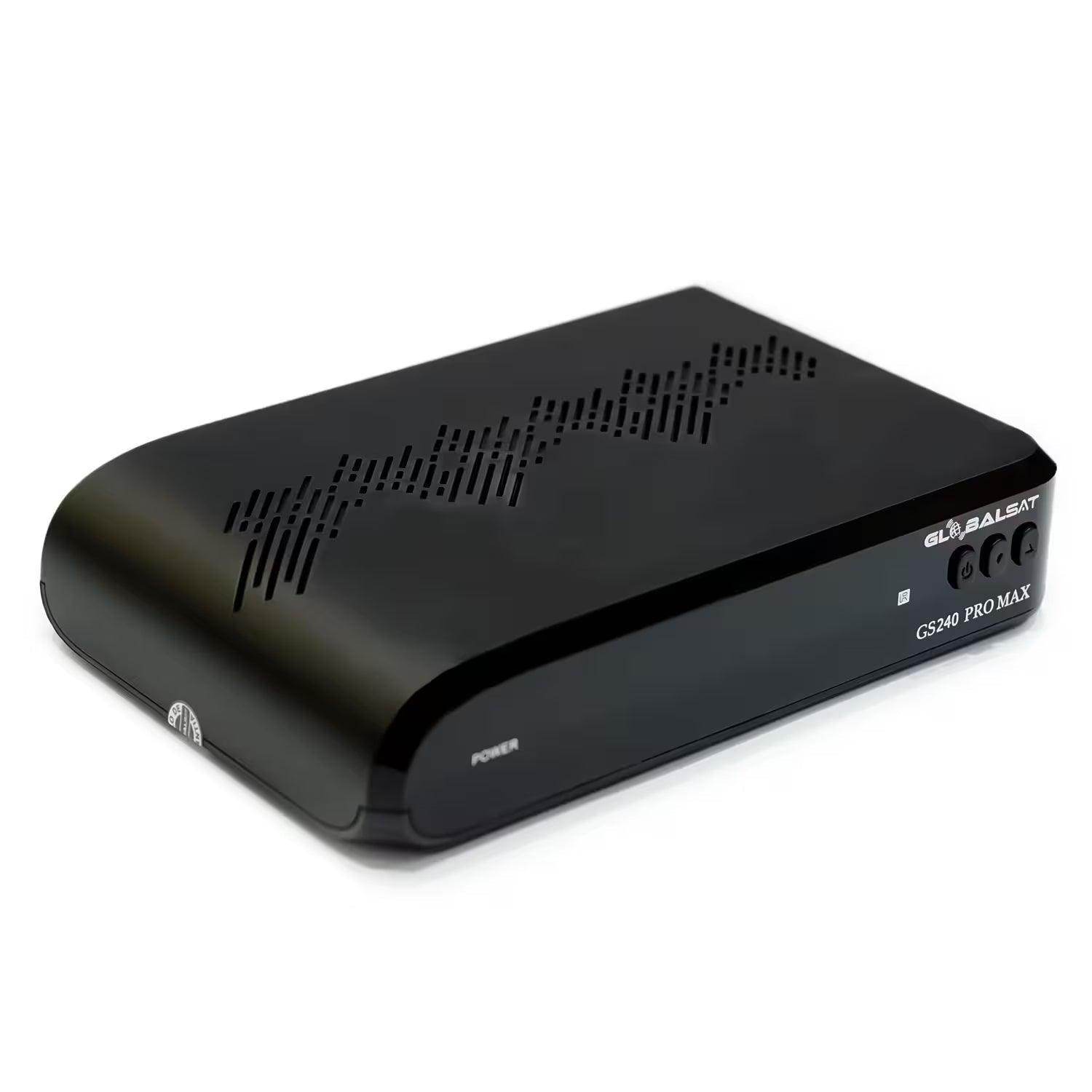Receptor Globalsat GS-240 Pro Max Full HD Wi-Fi ACM - Vai Veloz Comércio