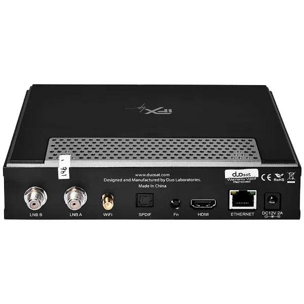 Receptor Duosat FX Lite 4K UHD Wi-Fi ACM - Vai Veloz Comércio