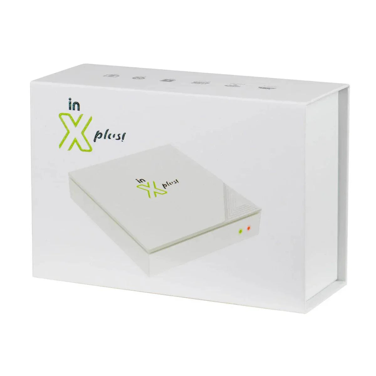 Receptor In X Plus 8K V3 até 8K 16GB - Vai Veloz Comércio