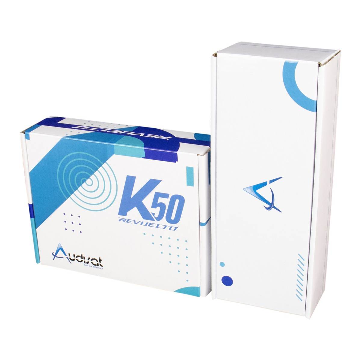 Receptor Audisat K50 Revuelto Full HD IPTV Wi-Fi - Vai Veloz Comércio