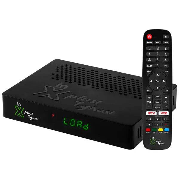Receptor In X Plus Team Ghost Full HD Wi-Fi ACM - Vai Veloz Comércio