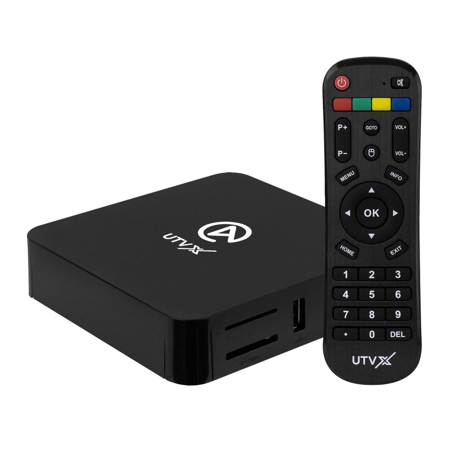 Receptor UTV X 1/8GB HD Wi-Fi Android - Vai Veloz Comércio