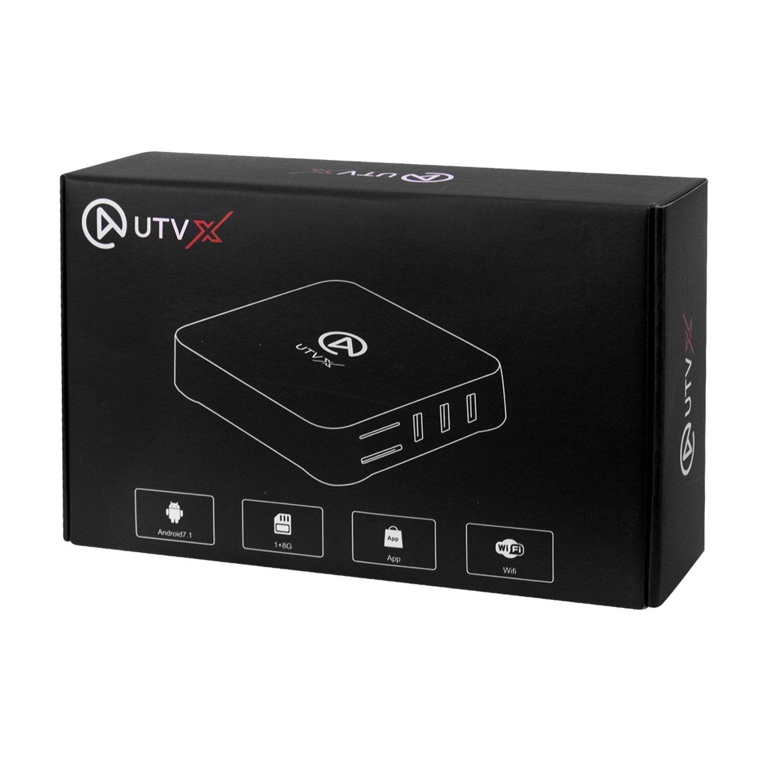 Receptor UTV X 1/8GB HD Wi-Fi Android - Vai Veloz Comércio