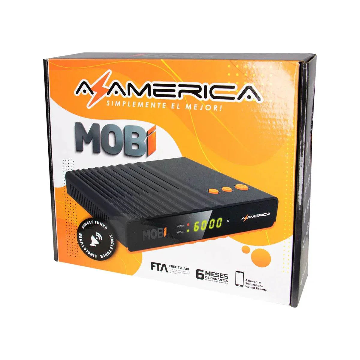 Receptor Azamerica Mobi 4K - ACM - Vai Veloz Comércio