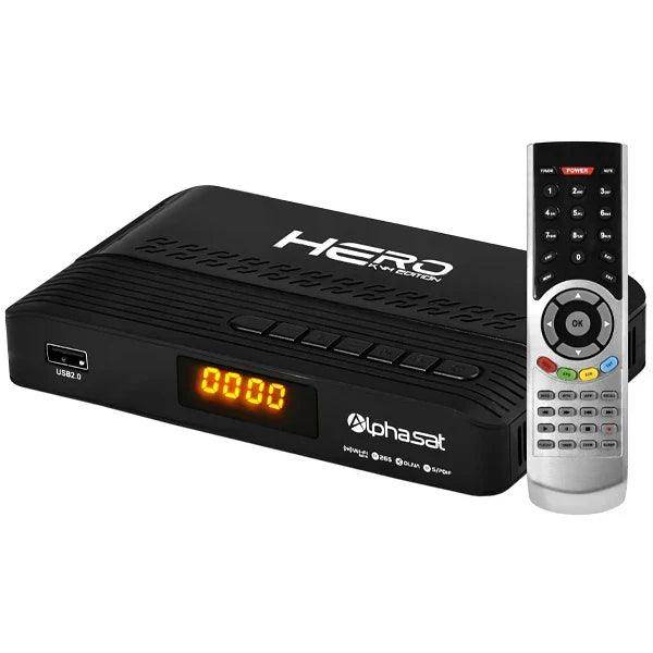 Receptor Alphasat Hero KVM Edition Full HD Wi-Fi ACM - Vai Veloz Comércio