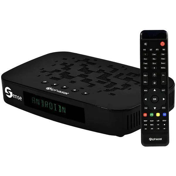 Receptor Alphasat Sense 4K Ultra HD Wi-Fi ACM - Vai Veloz Comércio