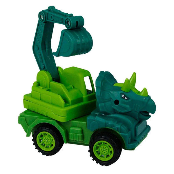 Caminhão de Brinquedo Fricção Construção Dinossauro - Vai Veloz Comércio