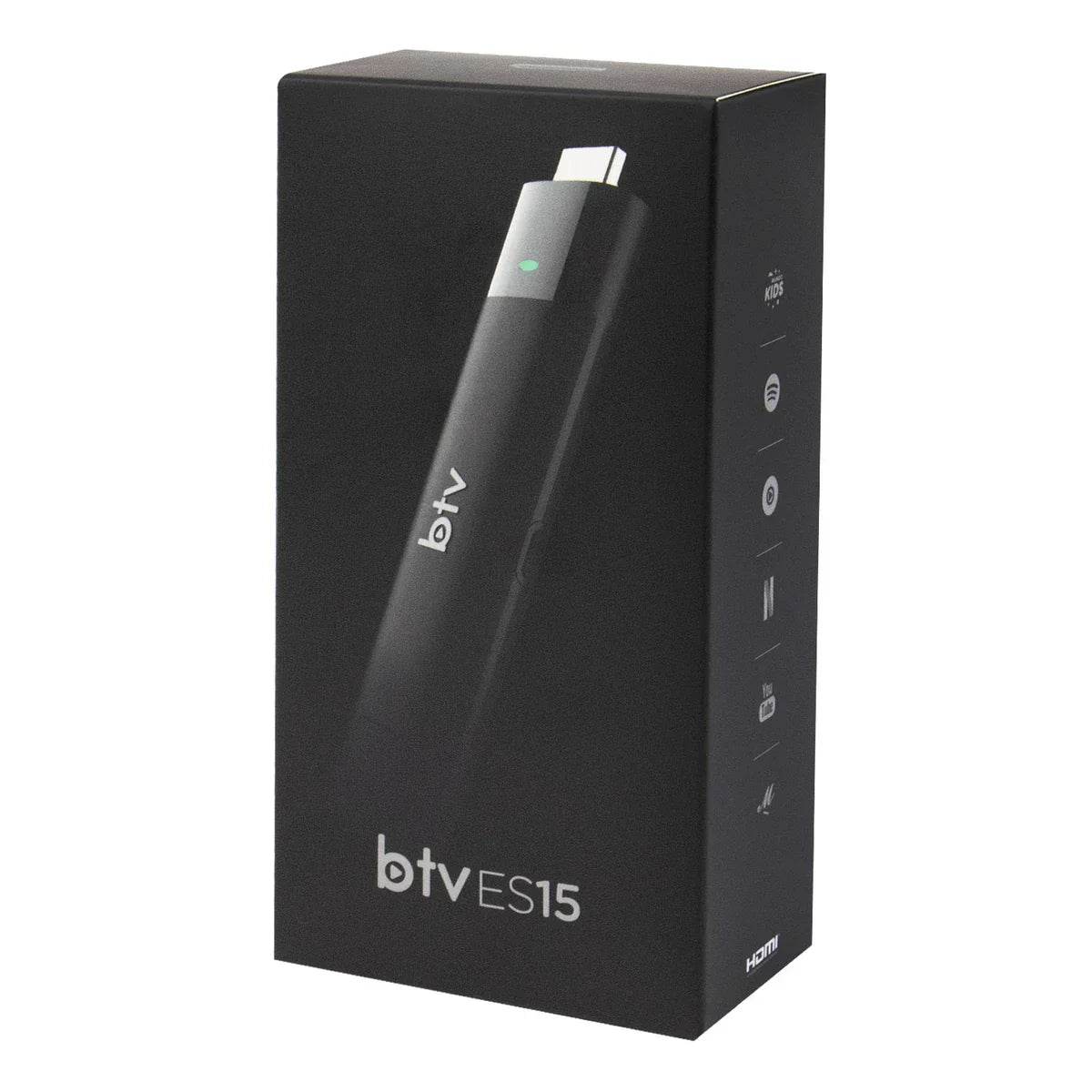 Receptor Btv Stick ES15 4K Ultra HD Wi-Fi Android - Vai Veloz Comércio