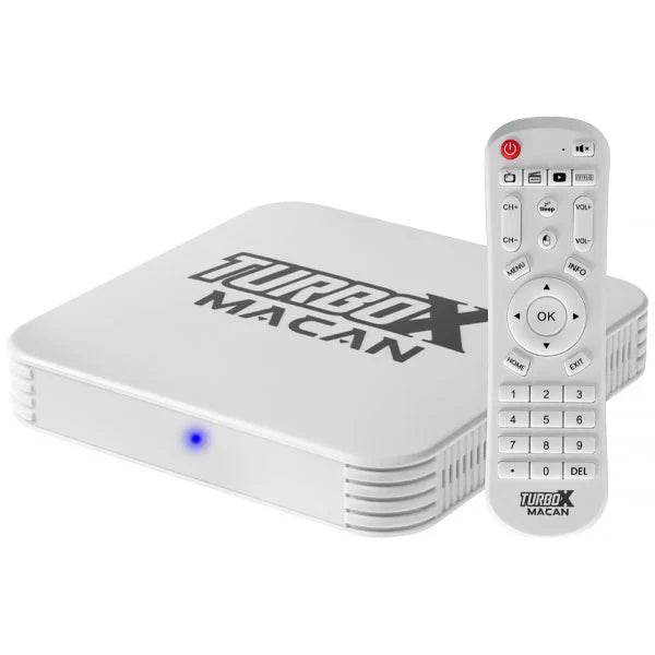 Receptor Audisat Turbo X Macan 4K Ultra HD Wi-Fi Android - Vai Veloz Comércio