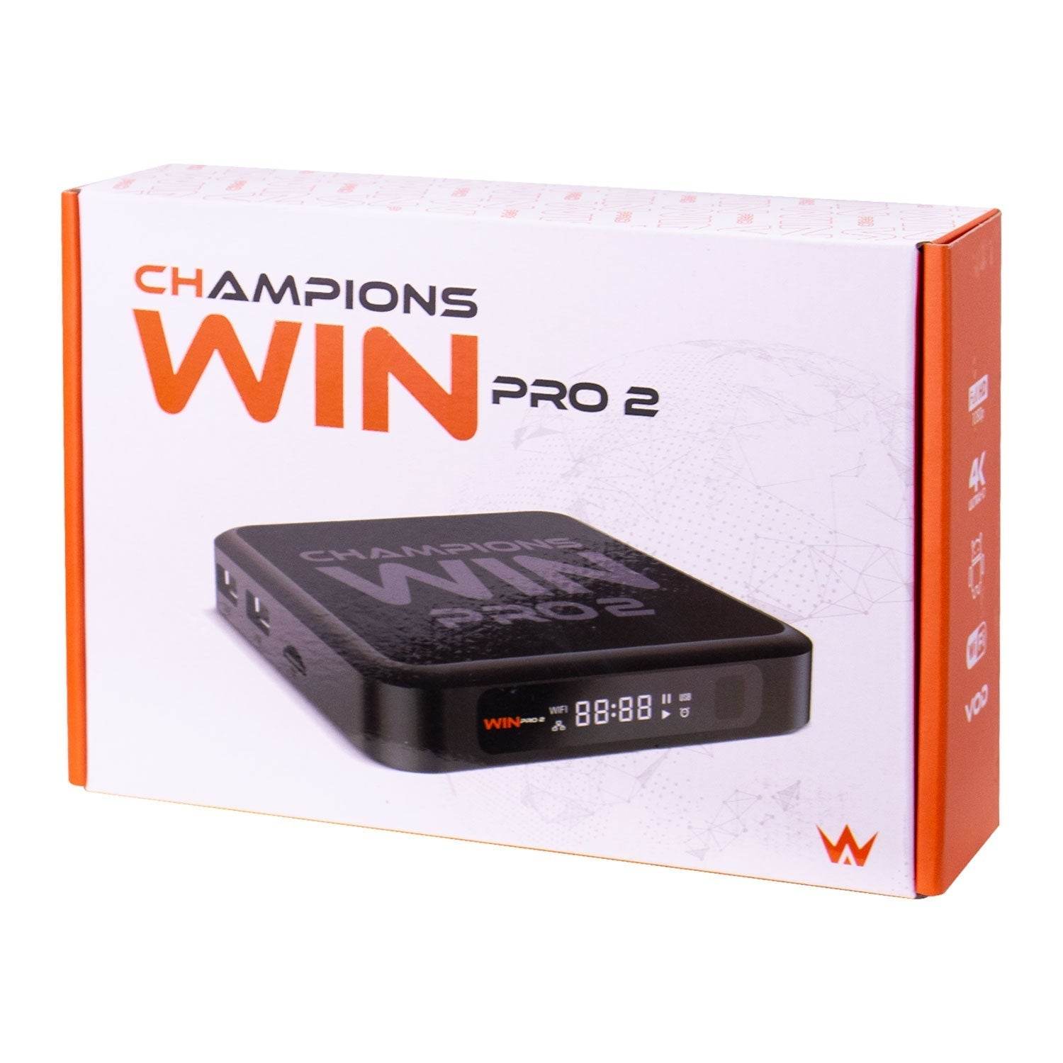 Receptor Champions Win Pro 2 HD 4K Wi-Fi - Vai Veloz Comércio