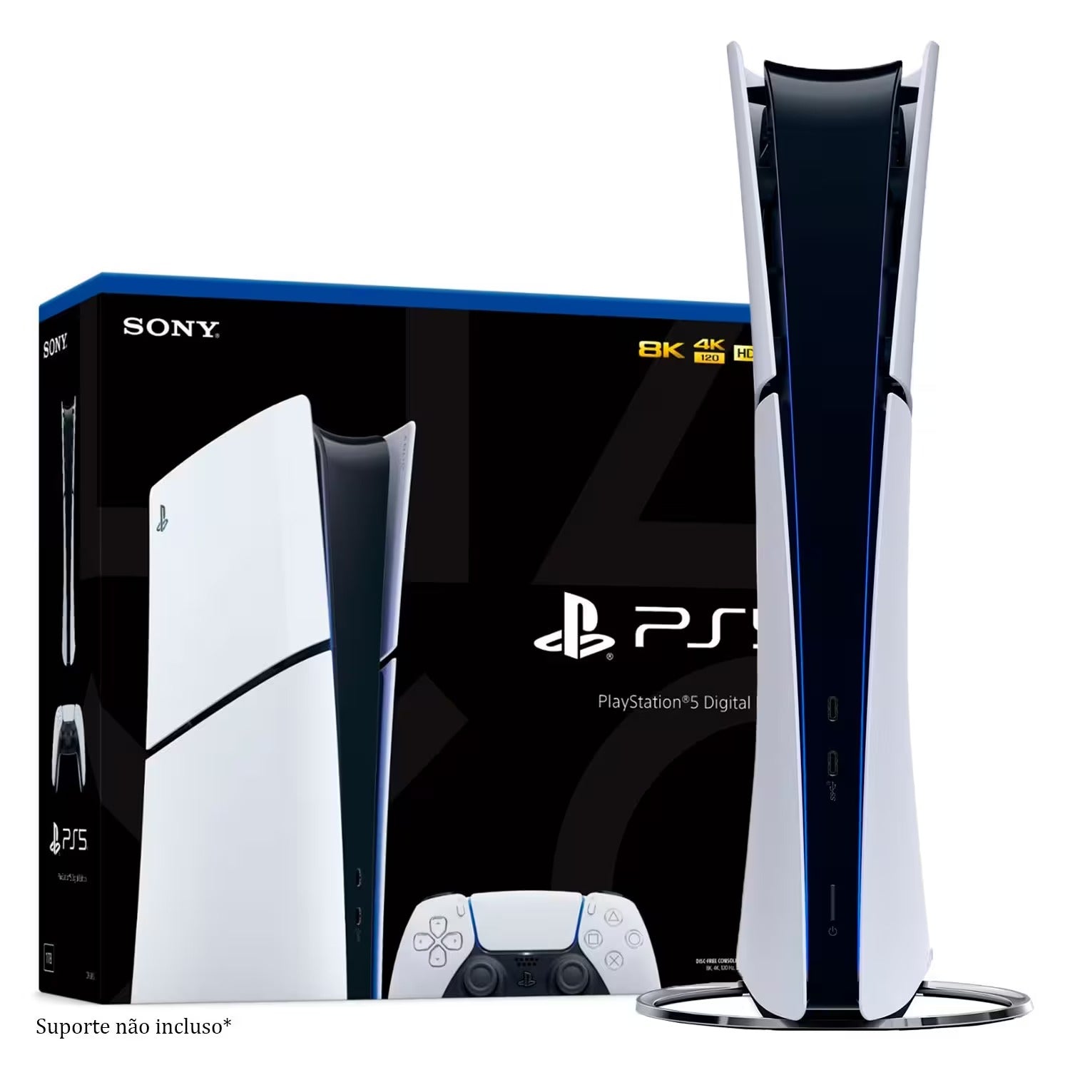 Console Sony PlayStation 5 Slim 4K Edição Digital 1TB SSD USA