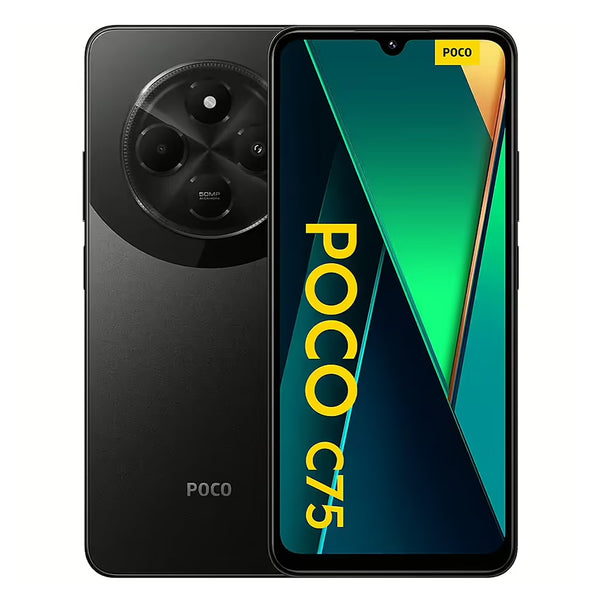 Smartphone Xiaomi Poco C75 Global 256GB 8GB RAM Dual SIM Tela 6.74" - Preto