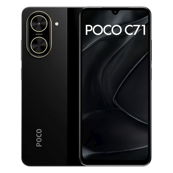 Smartphone Xiaomi Poco C71 Global 128GB 4GB RAM Dual SIM Tela 6.88" - Preto