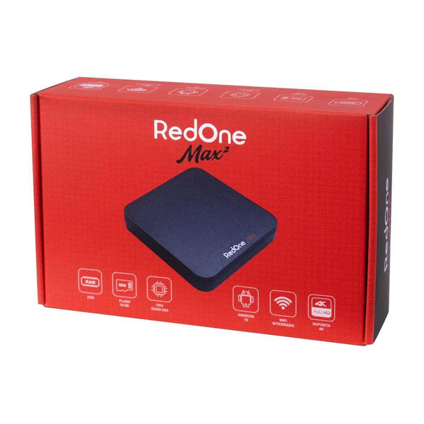 Receptor RedOne Max 2 by RedPlay Ultra HD Wi-Fi - Vai Veloz Comércio